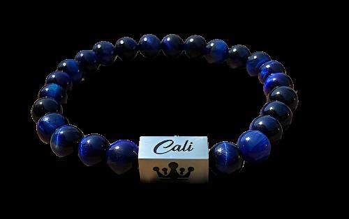 Blue Tiger Bracelet (8mm)