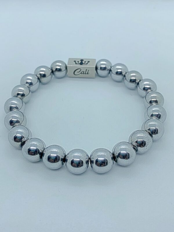 Silver Hematite Bracelet