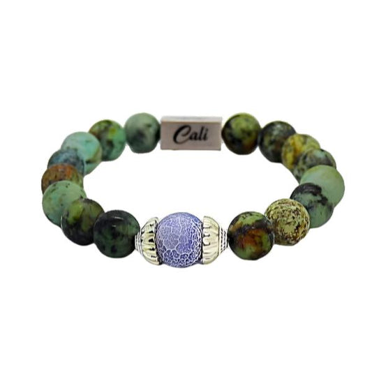 African Turquoise Bracelet-Cigar Series