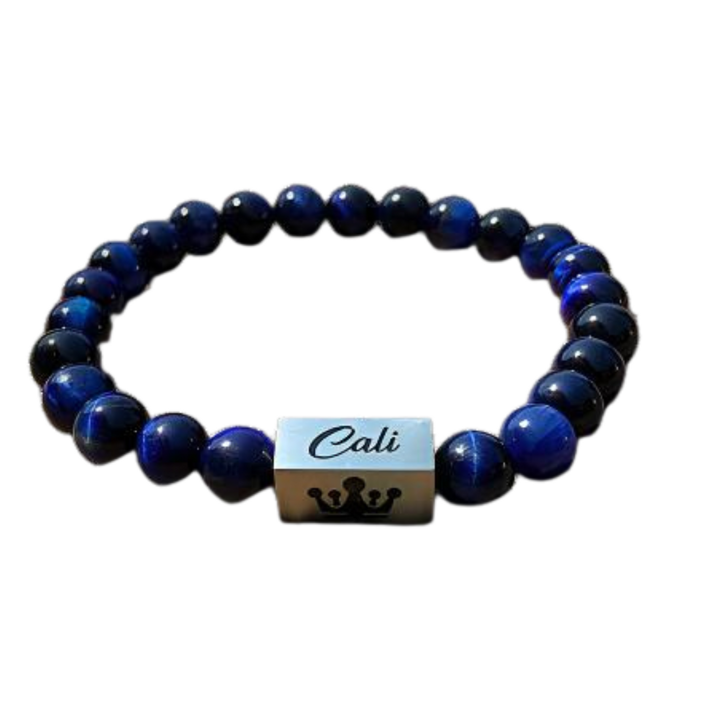 Blue Tiger Bracelet (8mm)