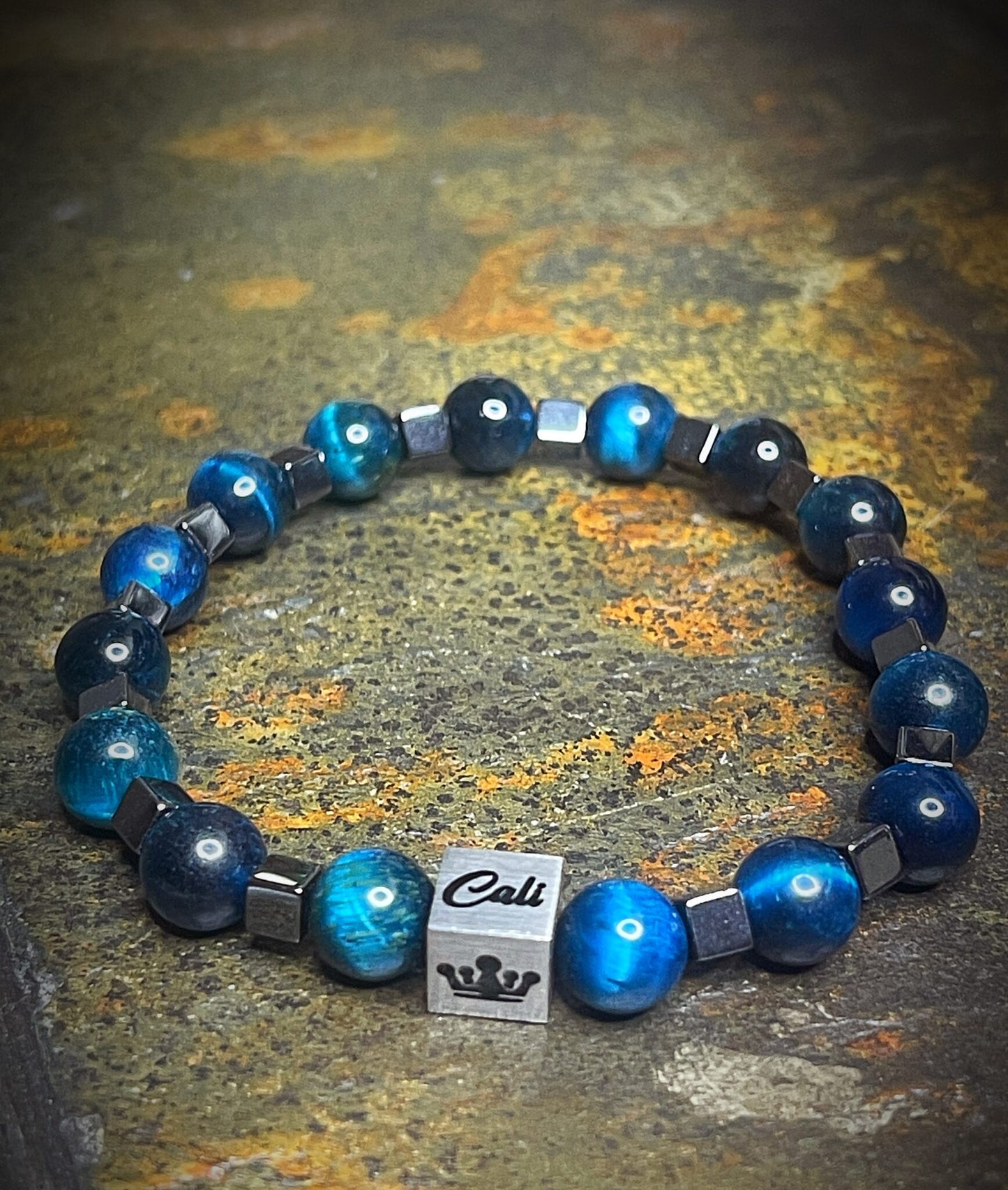 Blue Green Tiger Bracelet