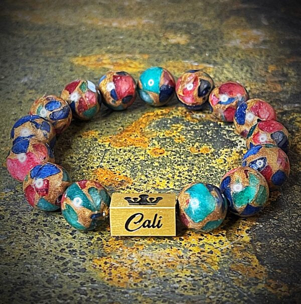 Multi-Color Mosaic Quartz XL Bracelet