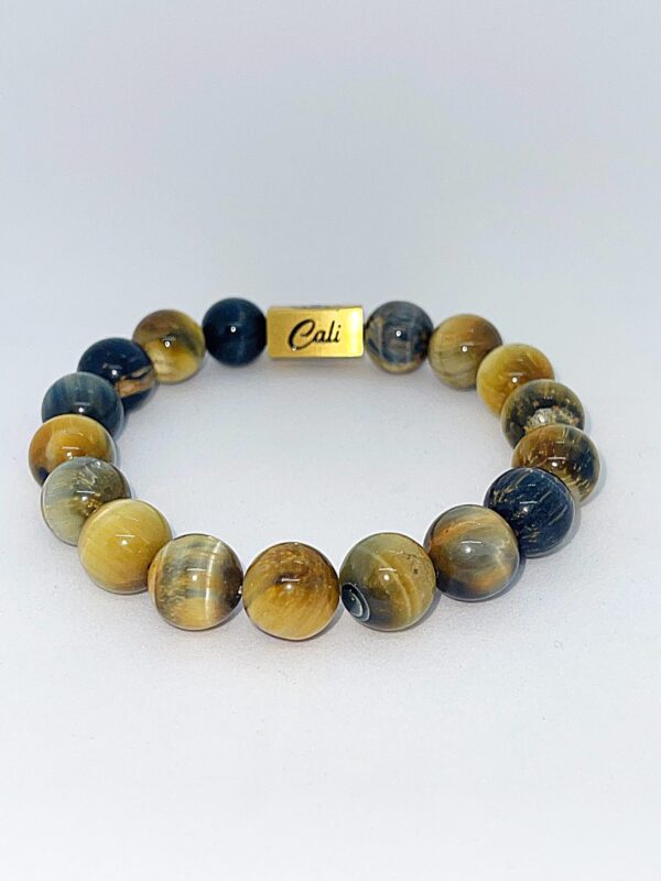 Golden Blue Tiger XL Bracelet