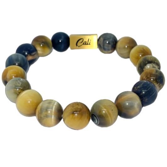 Golden Blue Tiger XL Bracelet