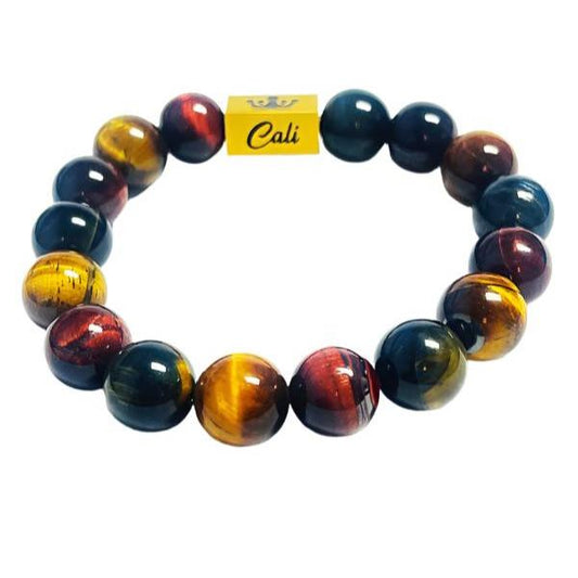 Multi-Color Tiger Eye XL Bracelet