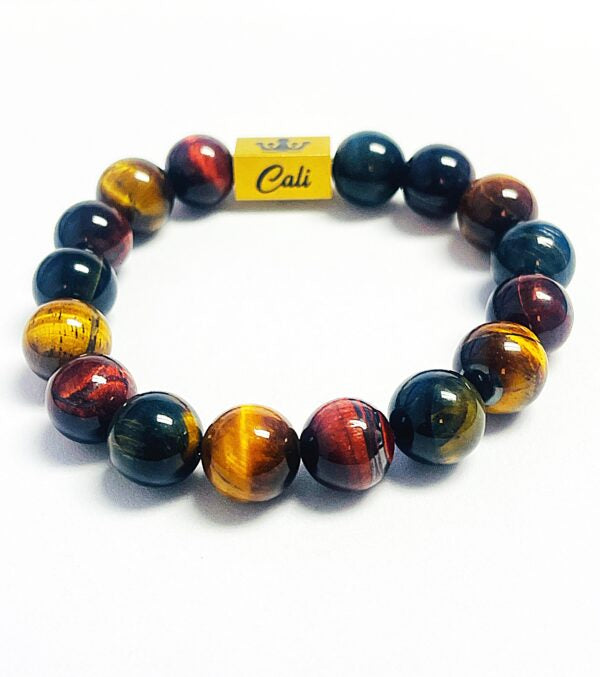 Multi-Color Tiger Eye XL Bracelet