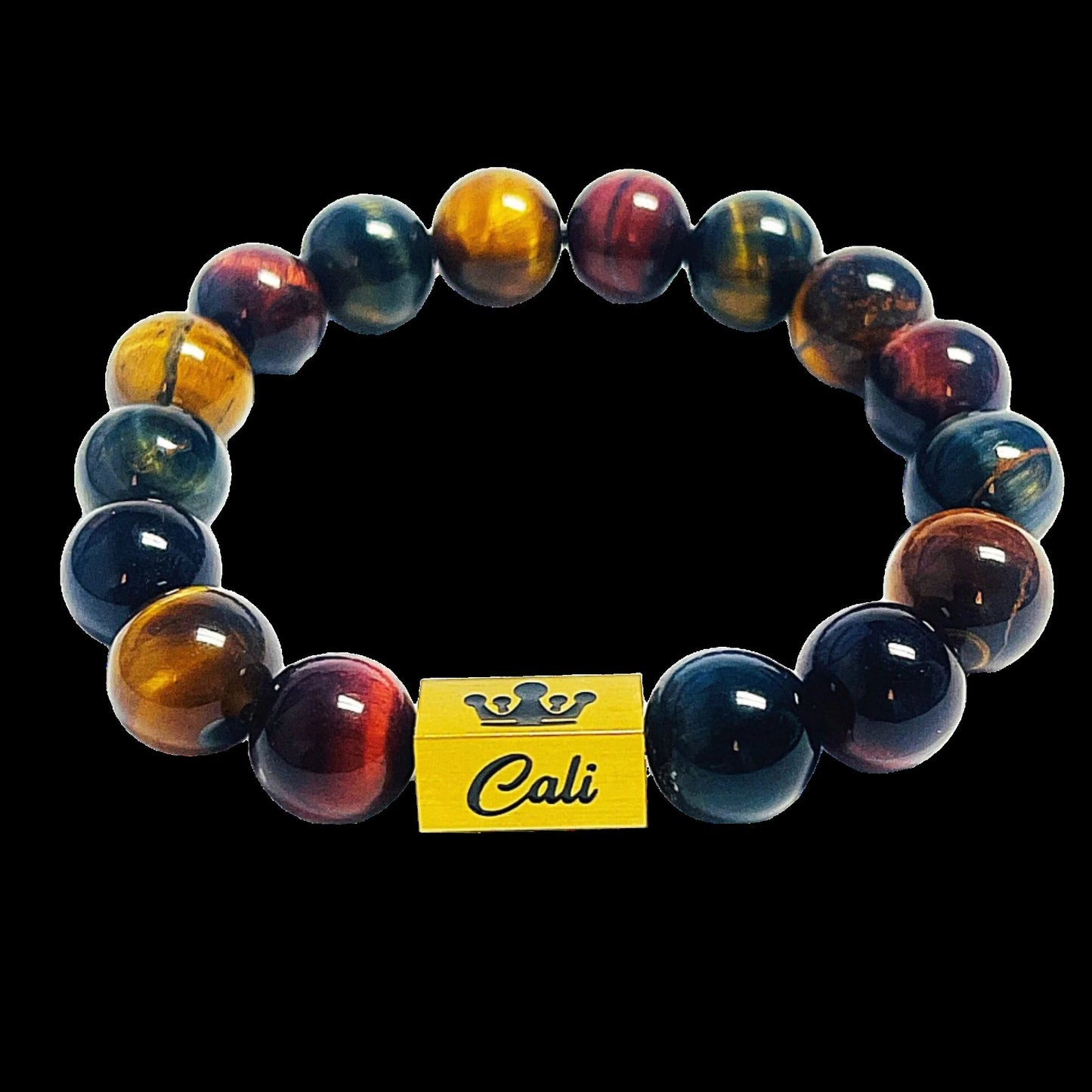 Multi-Color Tiger Eye XL Bracelet