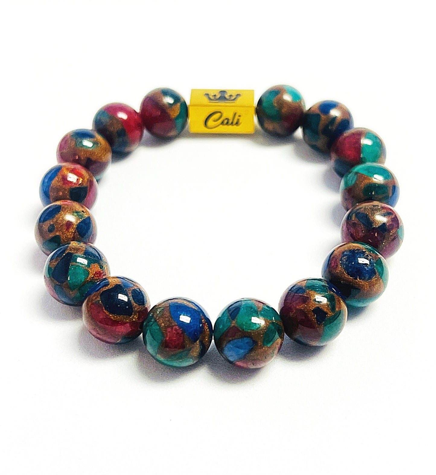 Multi-Color Mosaic Quartz XL Bracelet