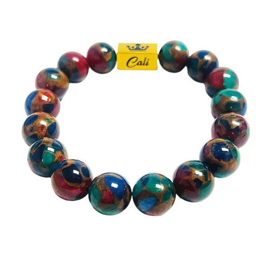 Multi-Color Mosaic Quartz XL Bracelet