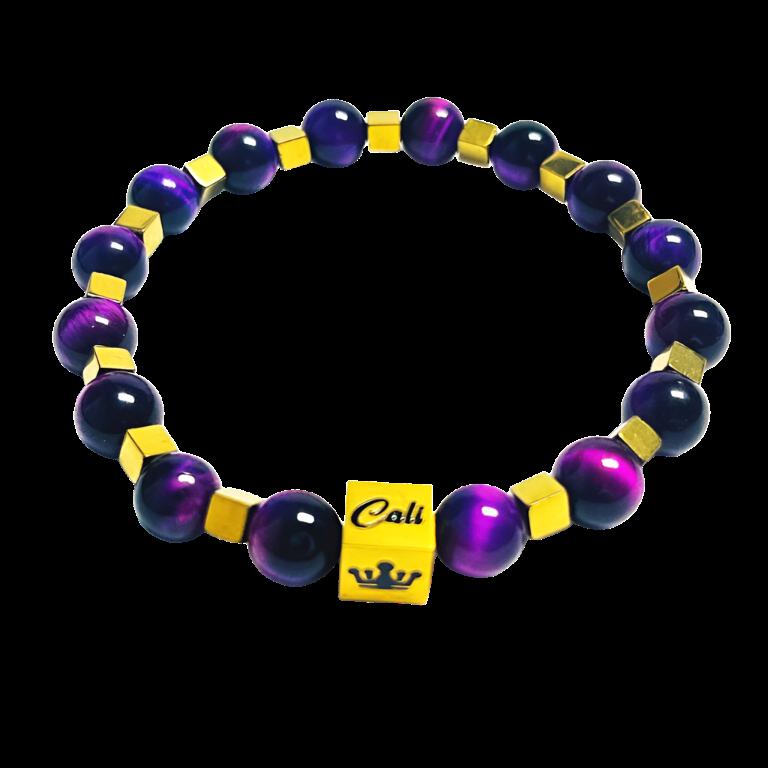 Purple Tiger Bracelet