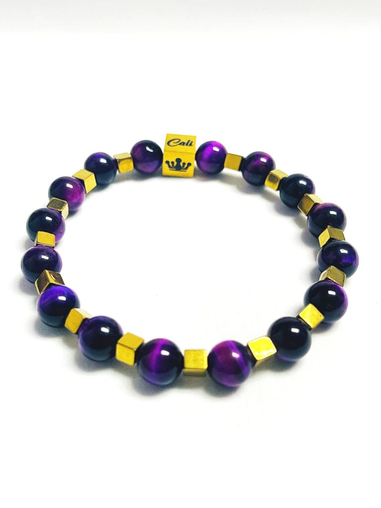 Purple Tiger Bracelet