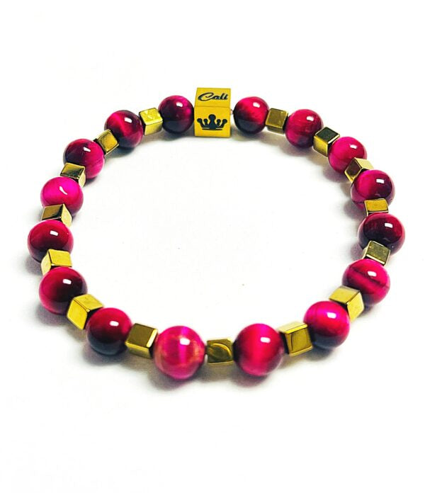 Magenta Tiger Bracelet