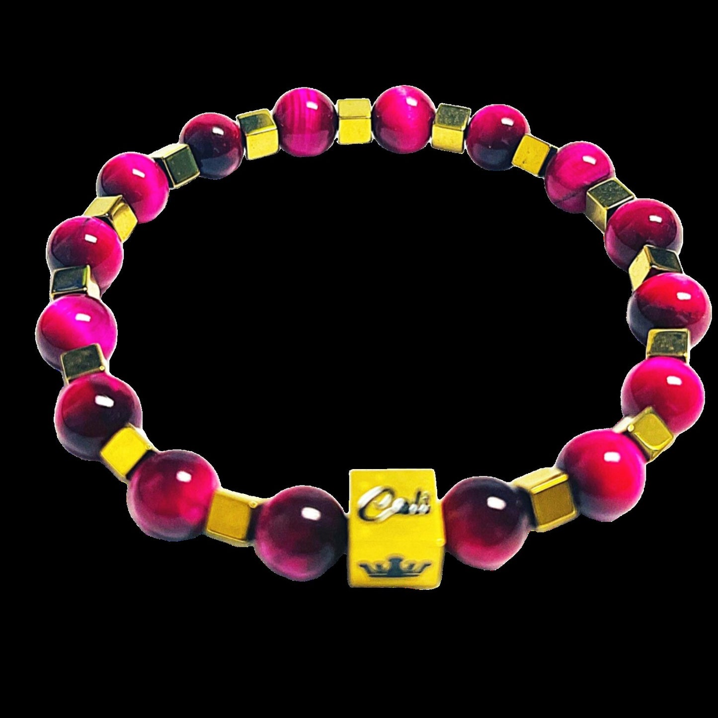 Magenta Tiger Bracelet