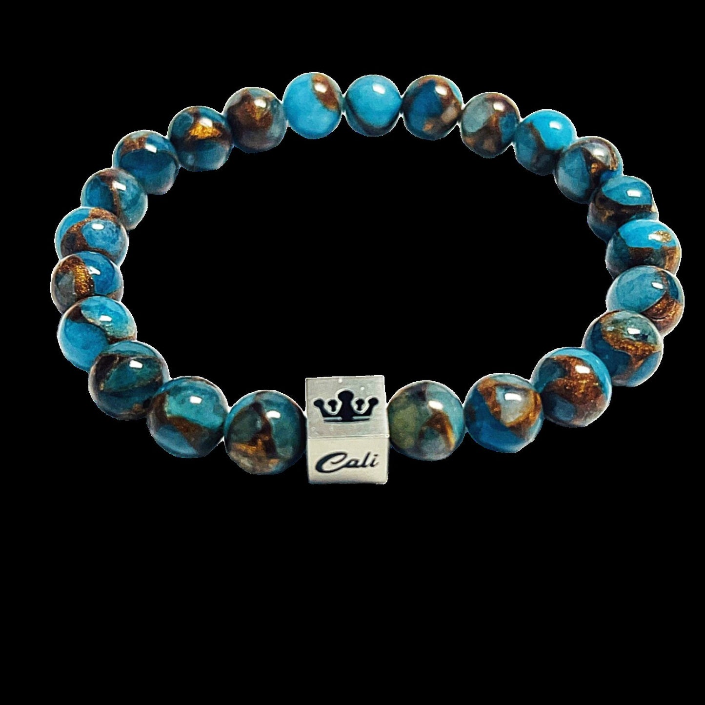 Blue Mosaic Quartz Bracelet