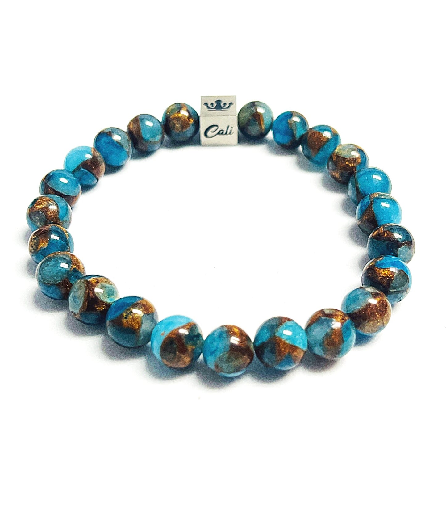 Blue Mosaic Quartz Bracelet