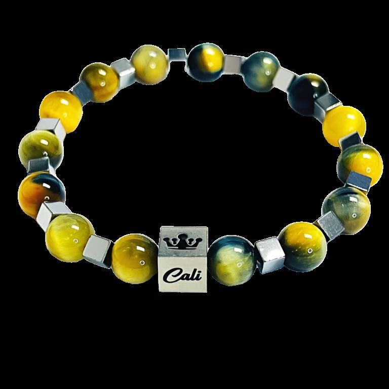 Golden Blue Tiger Bracelet