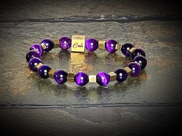 Purple Tiger Bracelet