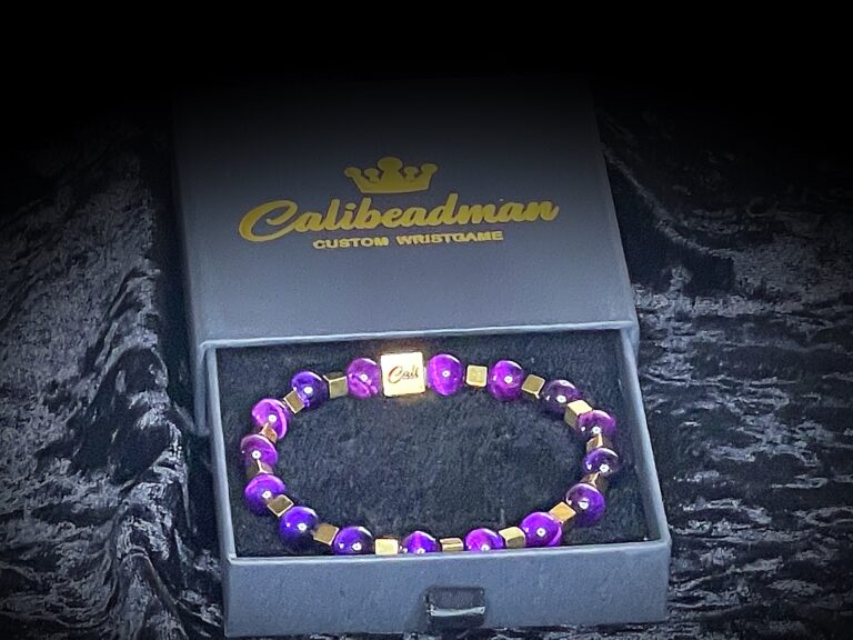 Purple Tiger Bracelet